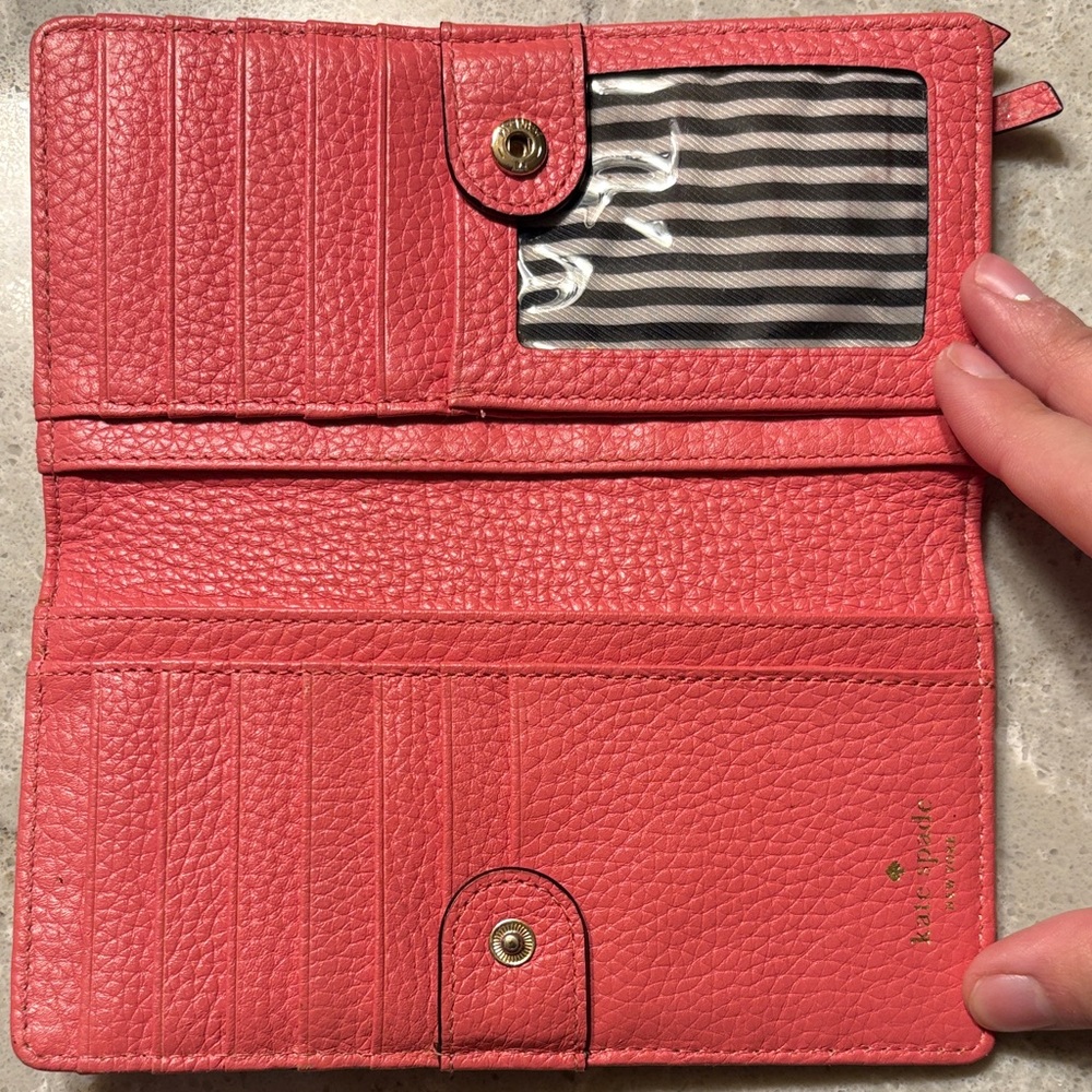 Kate Spade Pink Wallet - Picture 2 of 4